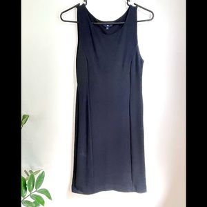 Gap size 6 black sheath dress.